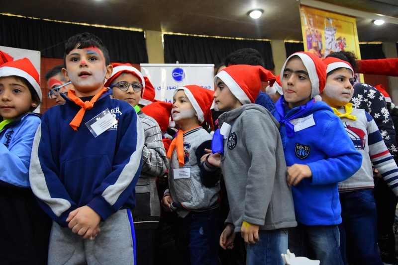 Saint Vincent de paul celebrating Christmas at Jesus & Mary school